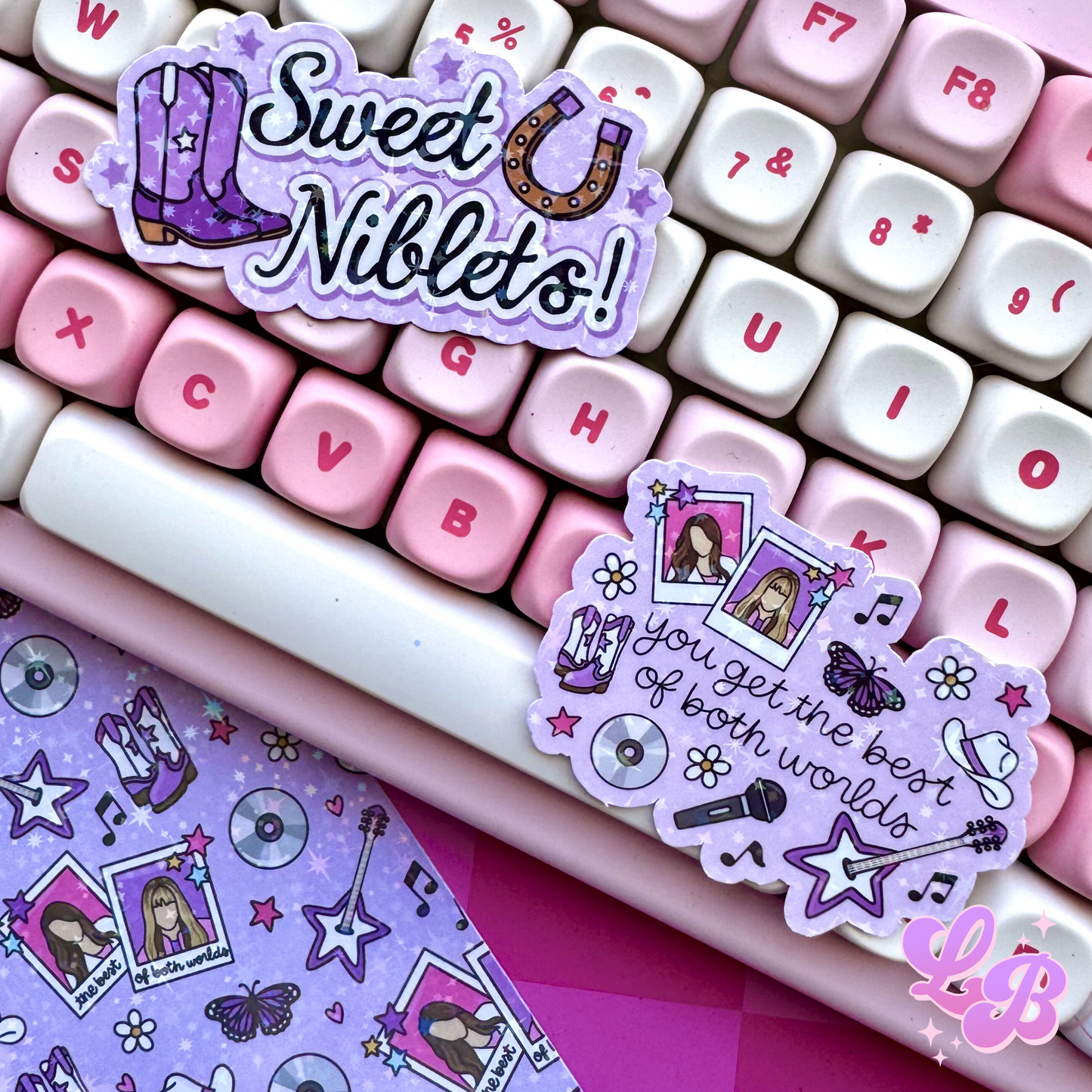 Best of Both Worlds Holographic Sticker