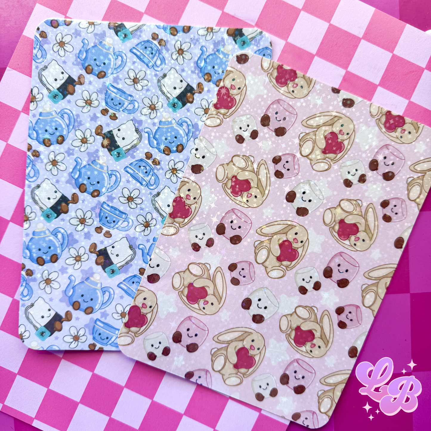 Cozy Plushies Holographic Kindle Insert For Clear Case