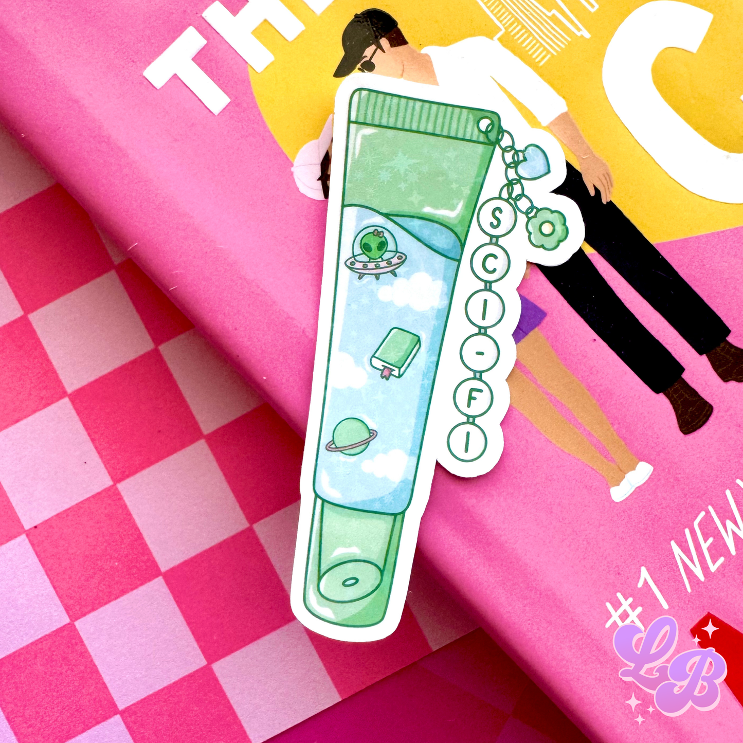 Sci Fi Lip Gloss Holographic Sticker