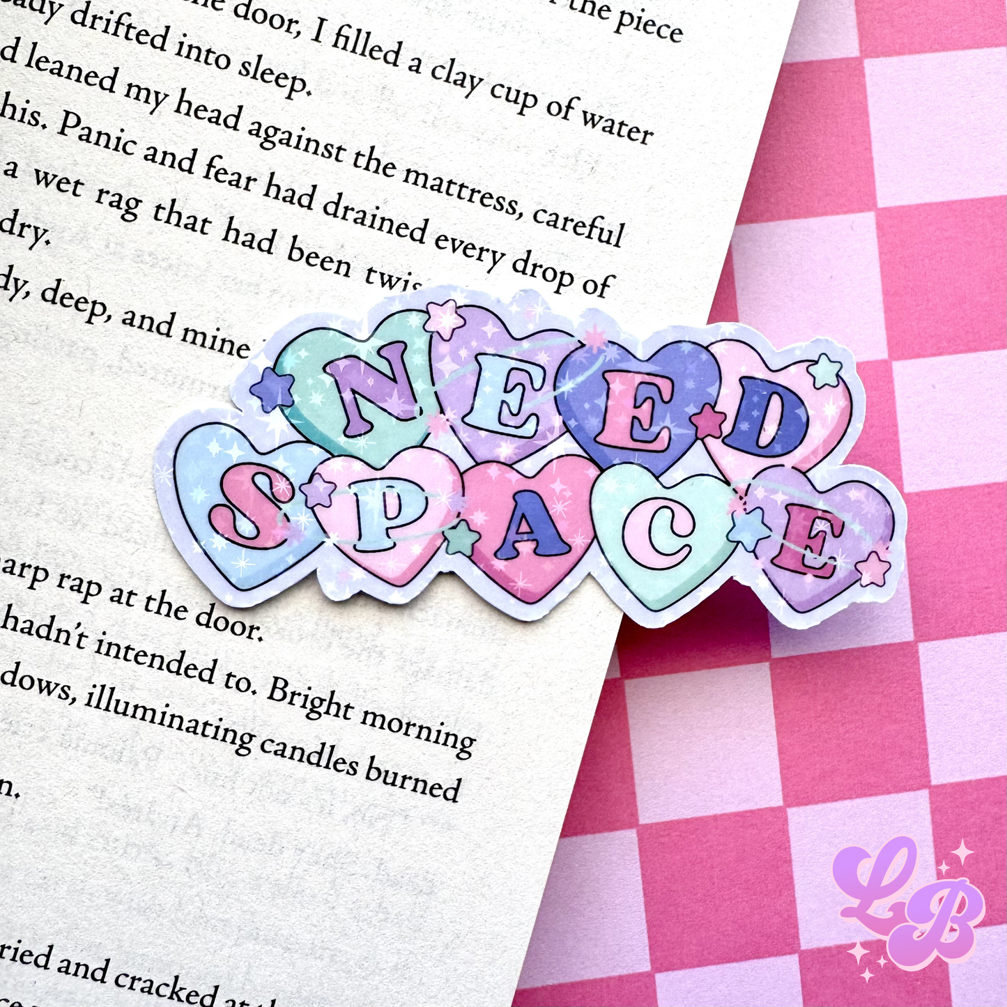 Need Space Holographic Sticker
