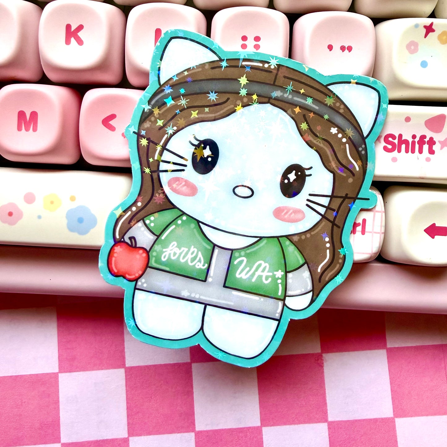 Hoa Hoa Hoa Kitty Holographic Sticker