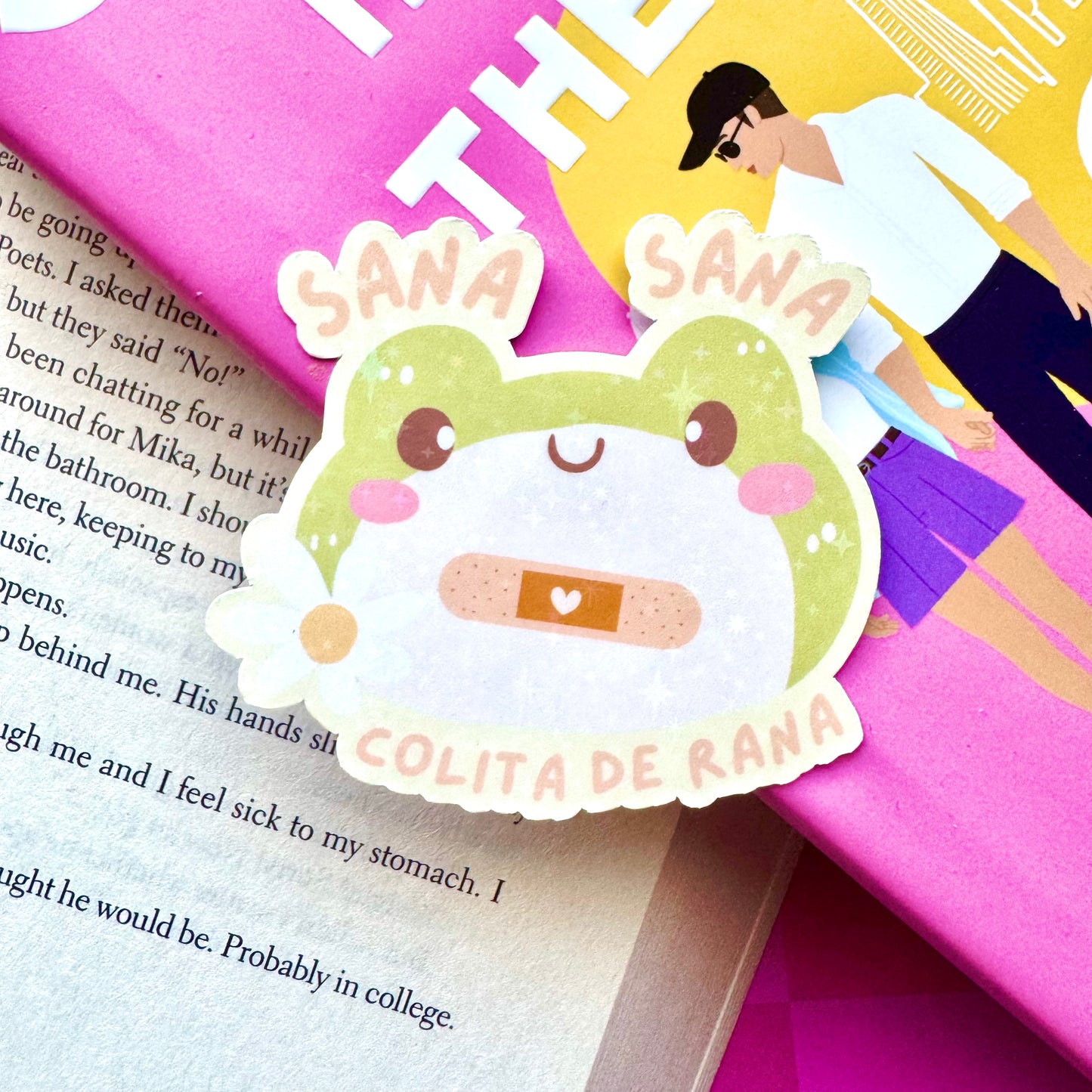 Sana Sana Colita De Rana Holographic Sticker
