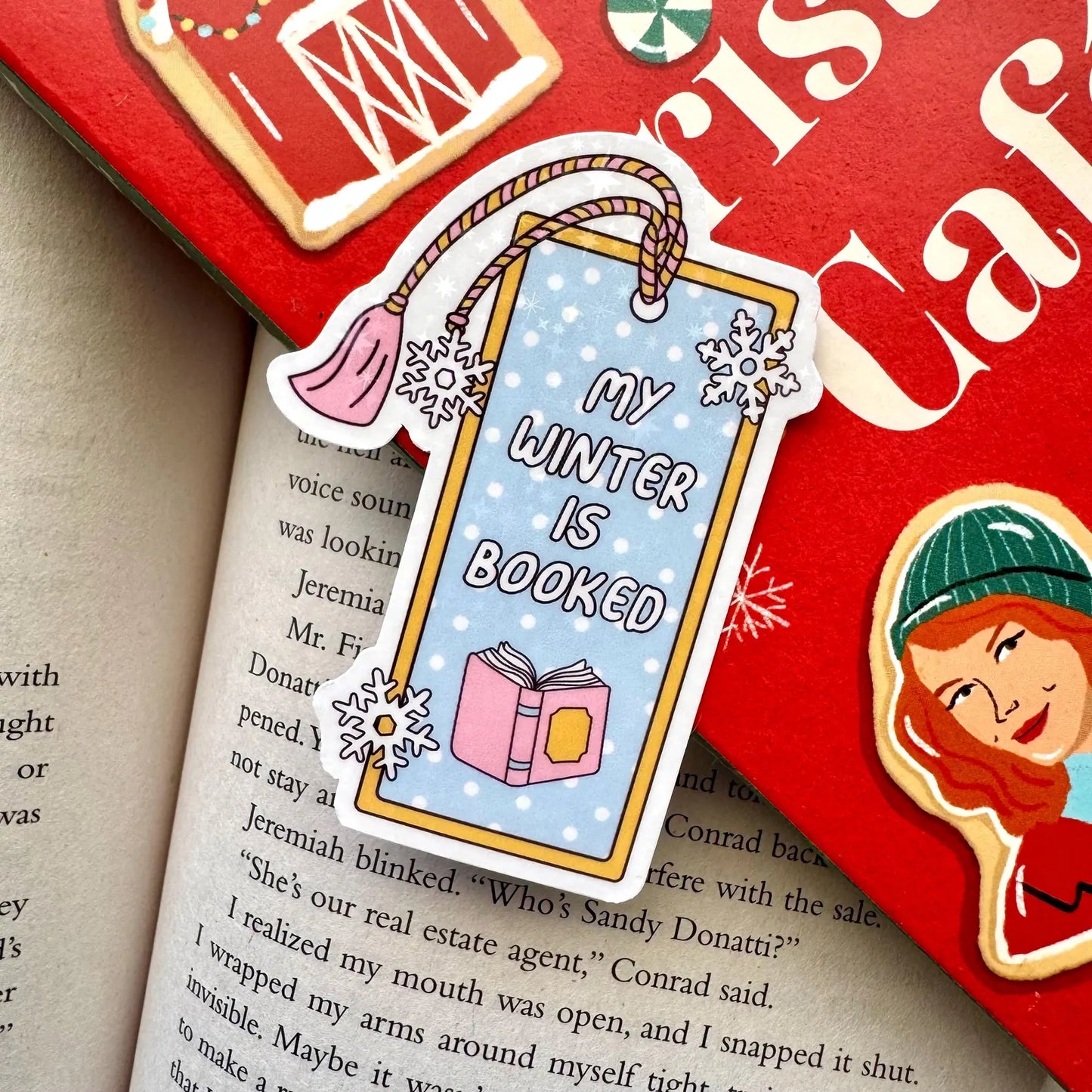 My Winter Is Booked Holographic Sticker