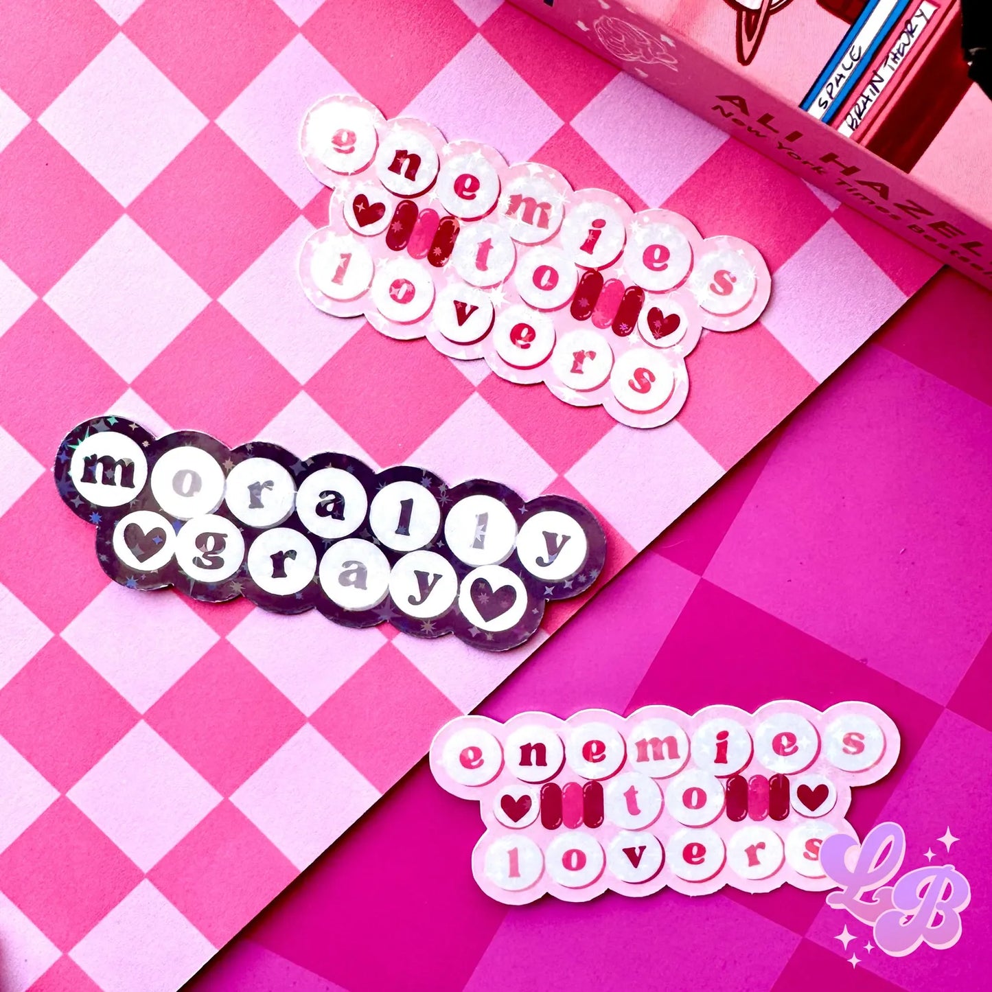 Enemies To Lovers Friendship Beads Holographic Sticker