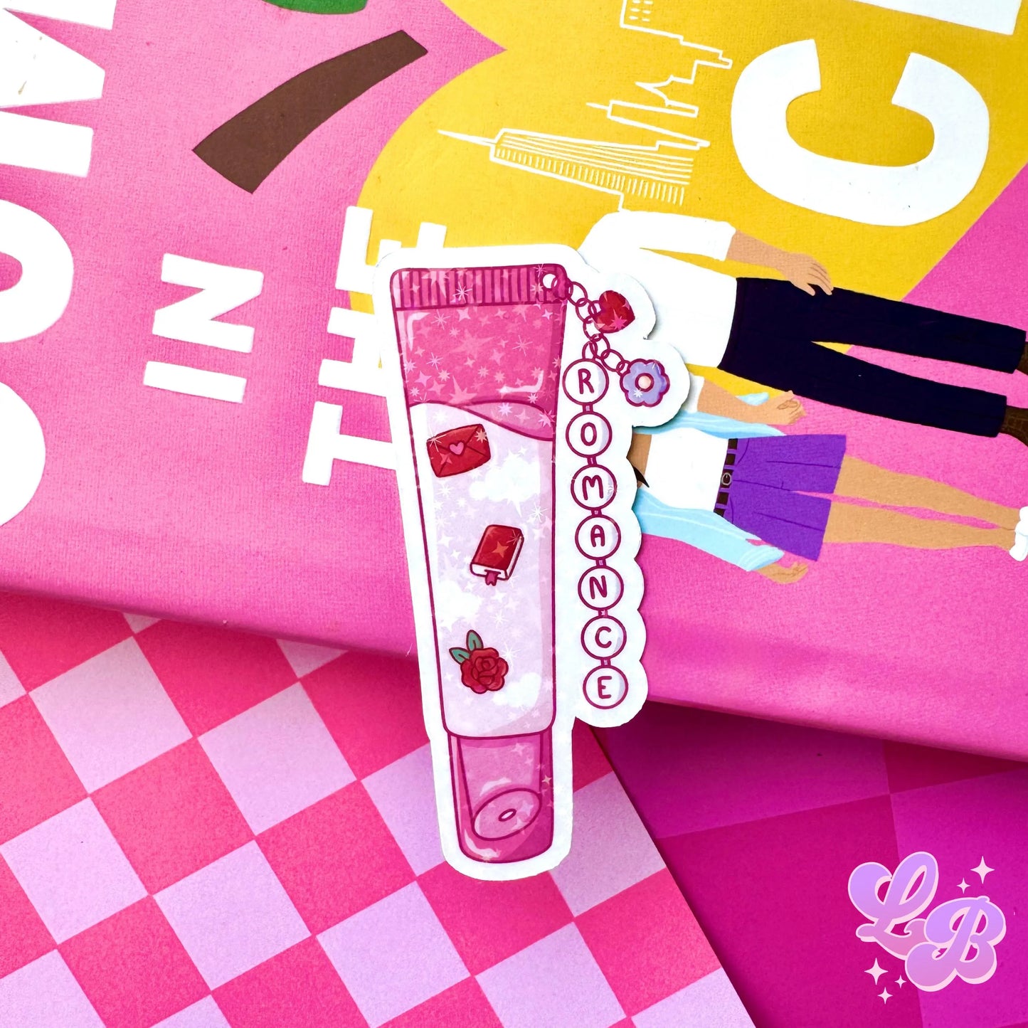 Romance Lip Gloss Holographic Sticker