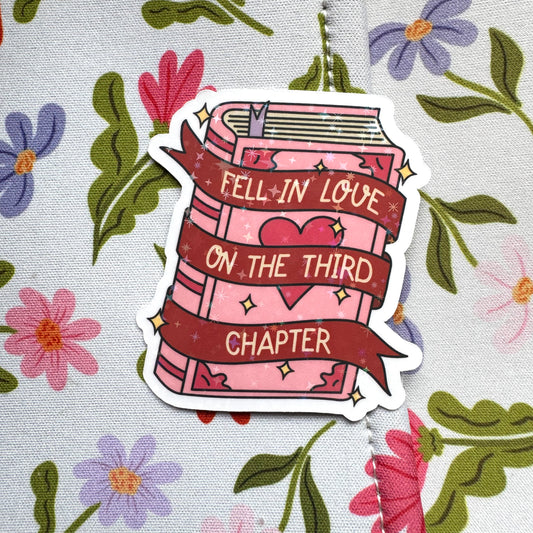 Fell In Love On The Third Chapter Holographic Sticker