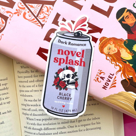 Dark Romance Novel Splash Holographic Sticker