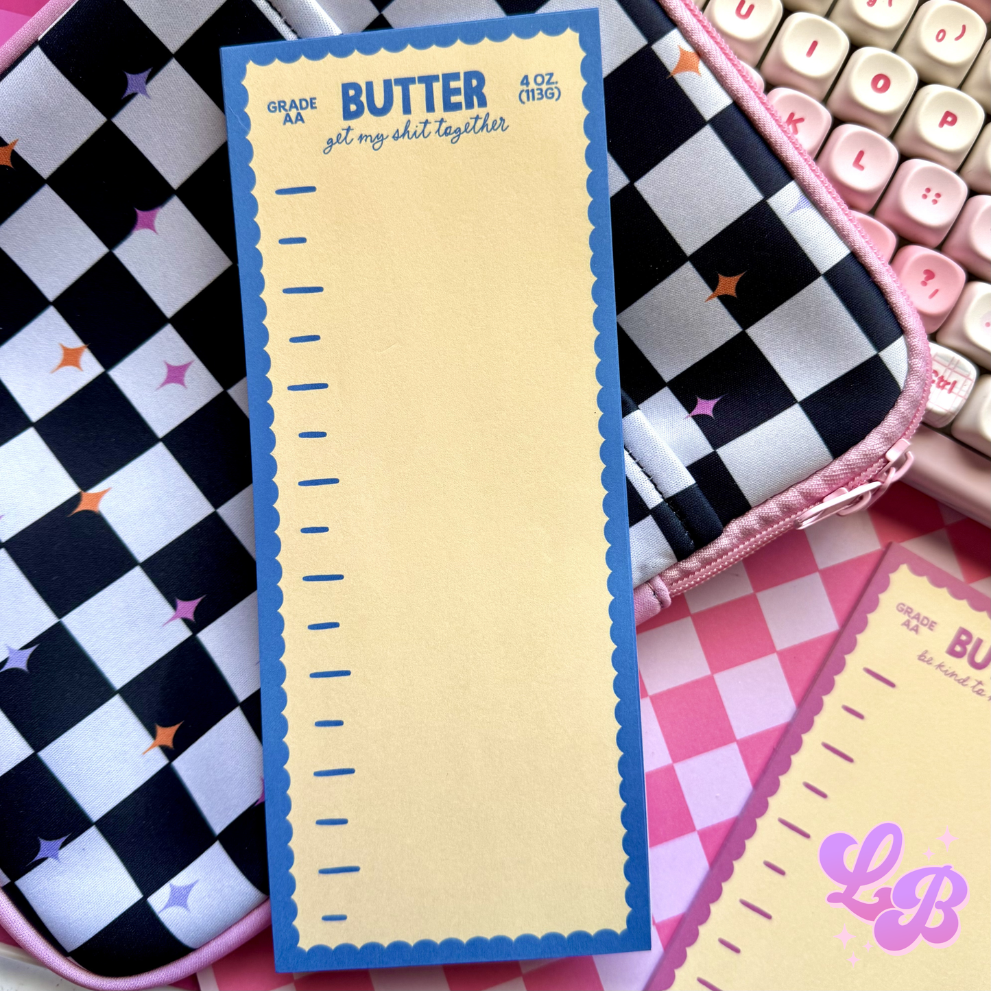 Blue Butter Memo Pad