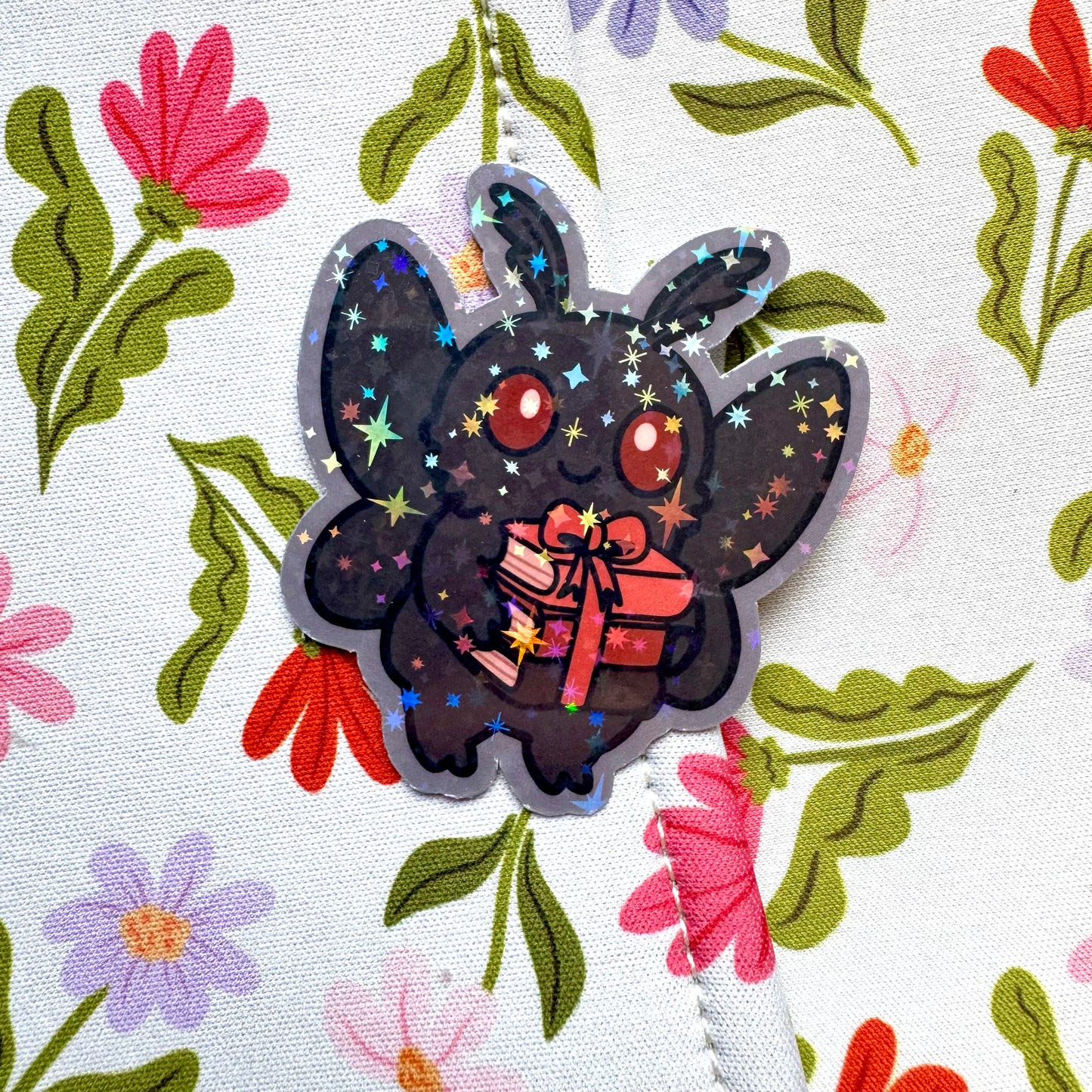 Mothman Holographic Sticker