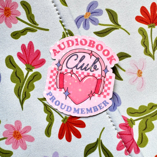 Audiobook Club Member Holographic Sticker