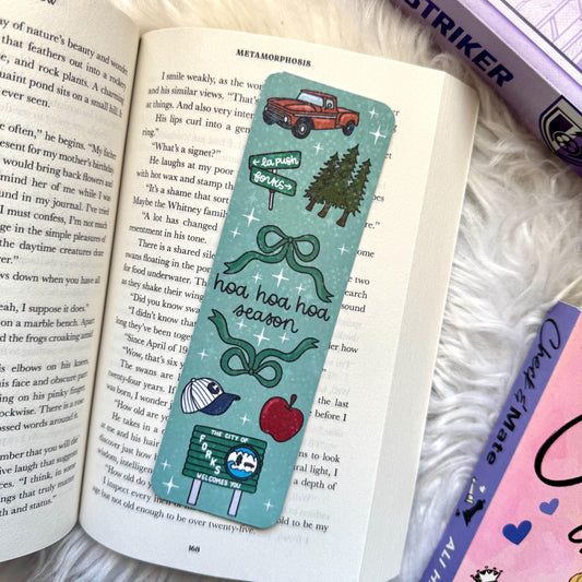 Cozy Vampire Season Holographic Bookmark