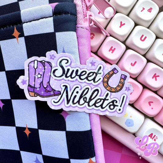 Sweet Niblets Holographic Sticker