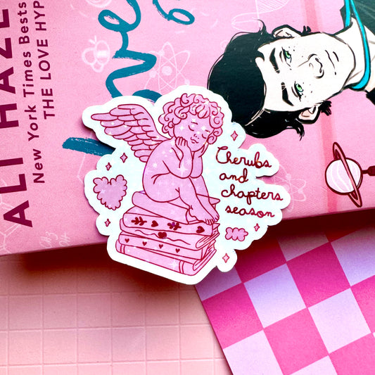 Cherubs and Chapters Season Holographic Sticker