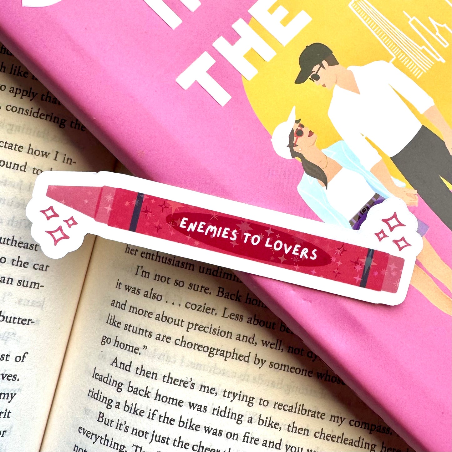 Enemies To Lovers Crayon Holographic Sticker