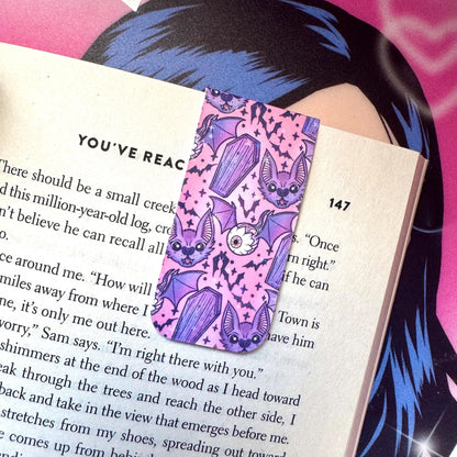Spooky Bats Holographic Magnetic Bookmark