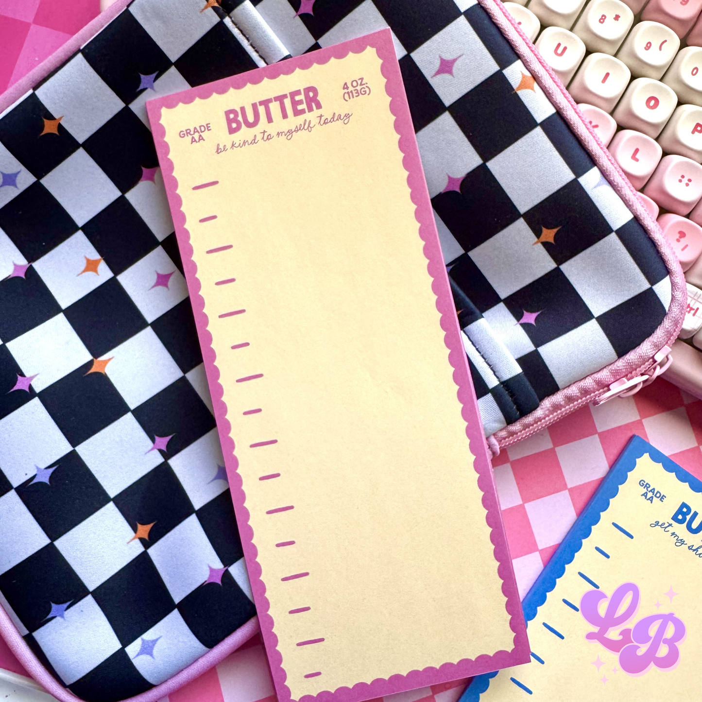 Pink Butter Memo Pad