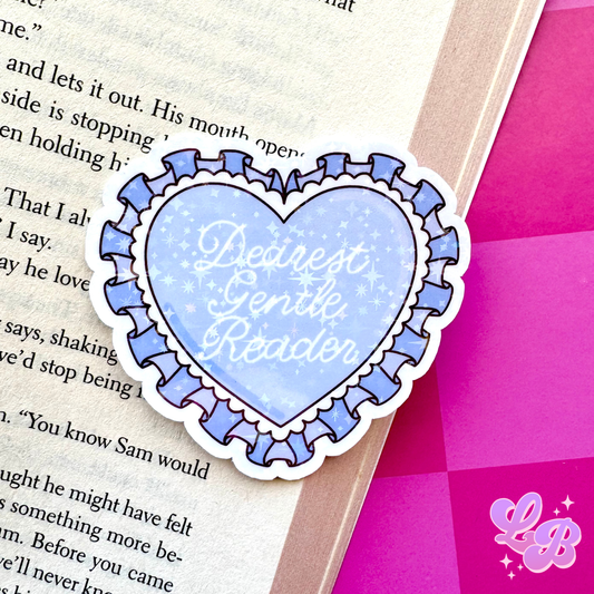 Dearest Gentle Reader Holographic Sticker