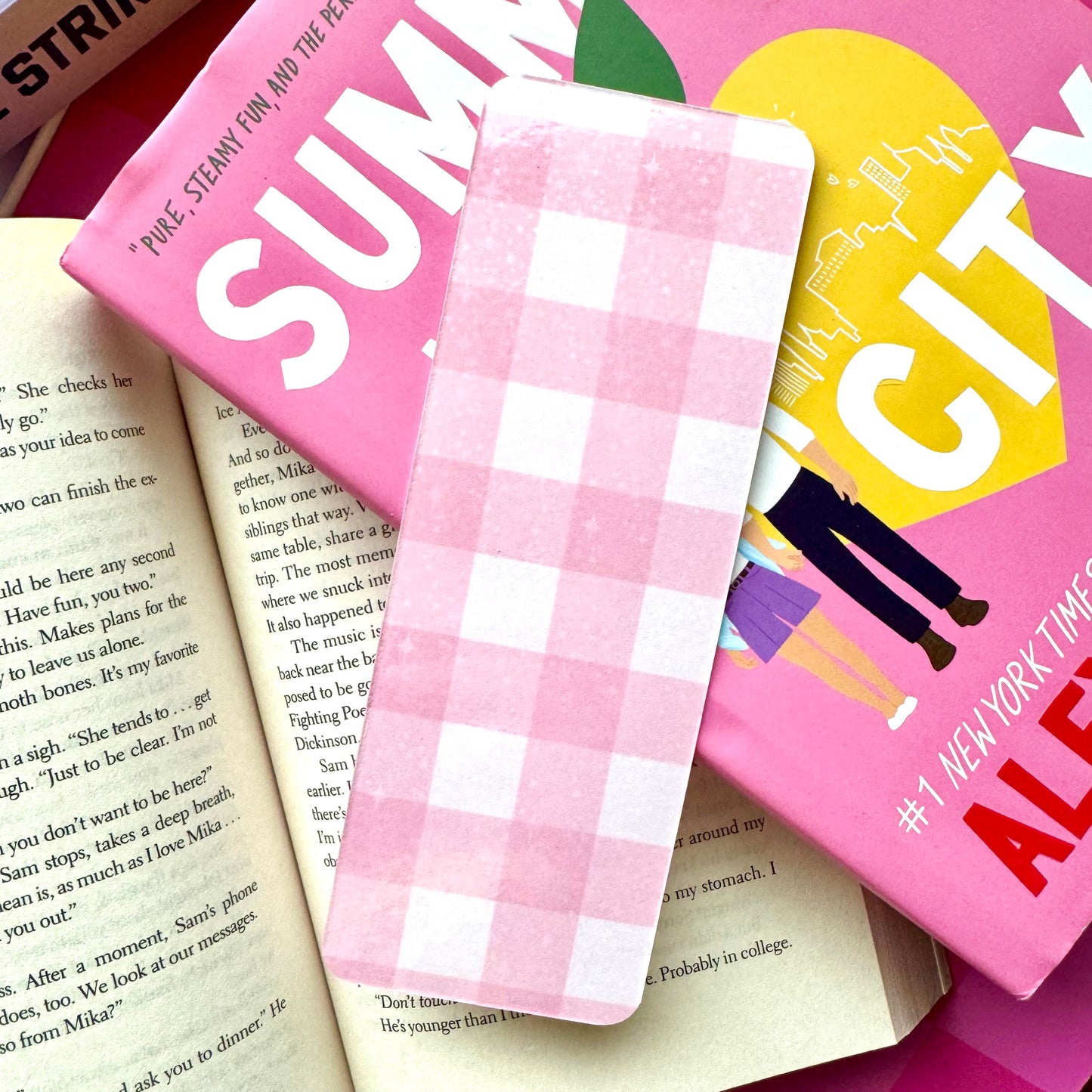 Strawberry Picnic Holographic Bookmark