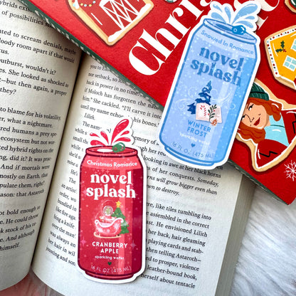 Christmas Romance Novel Splash Holographic Sticker