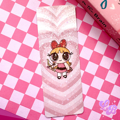 Pink Romance Bookish Girlie Holographic Bookmark