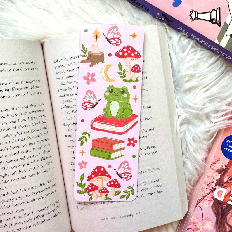 Mushroom Forest Holographic Bookmark