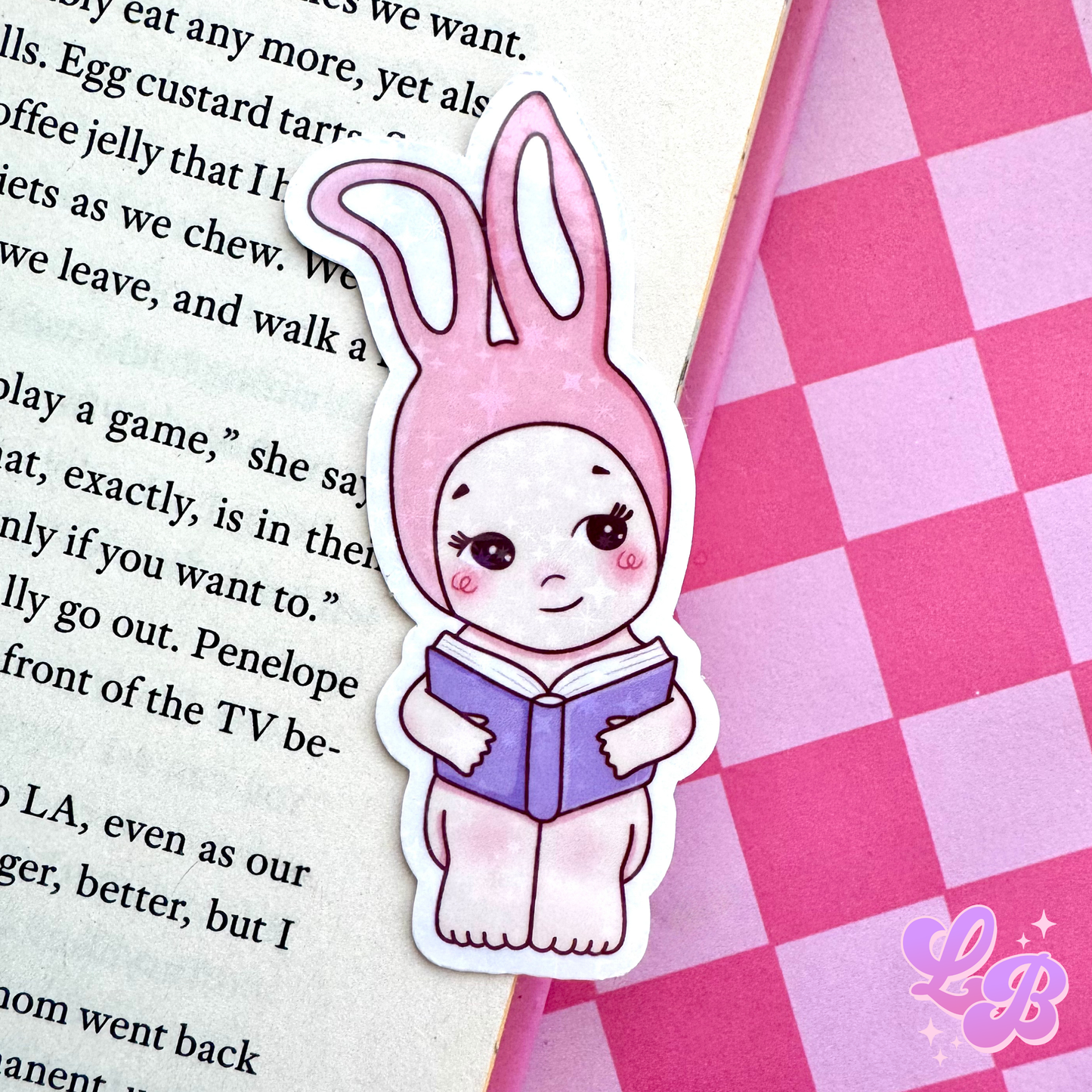 Bunny Trinket Holographic Sticker