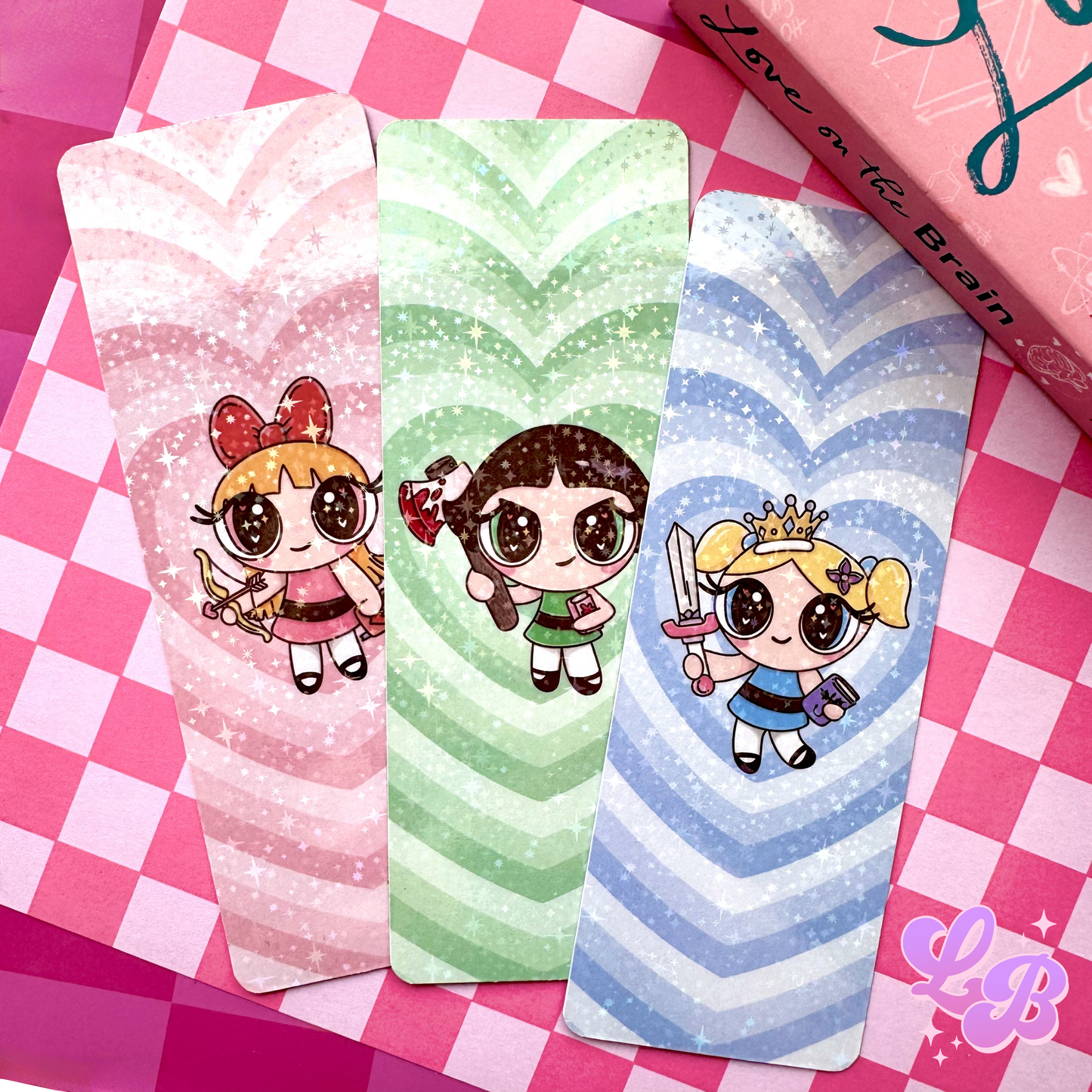 Bookish Girlie Power Holographic Bookmark Bundle
