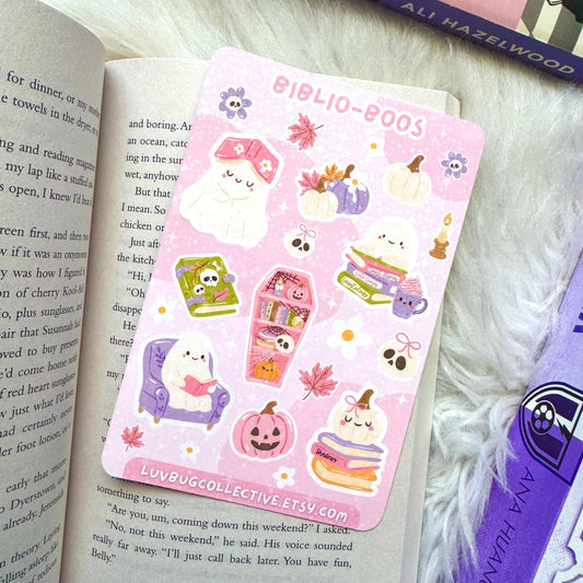 Biblio-Boos Holographic Sticker Sheet