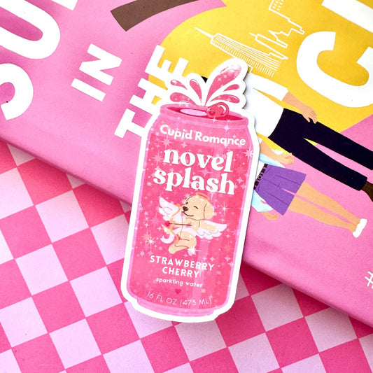 Cupid Romance Novel Splash Holographic Sticker