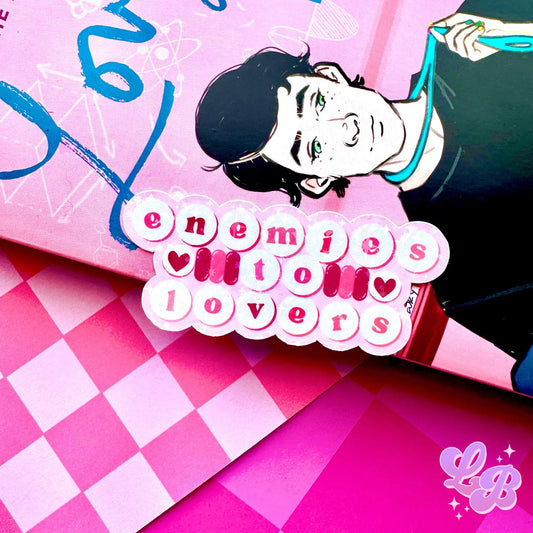 Enemies To Lovers Friendship Beads Holographic Sticker